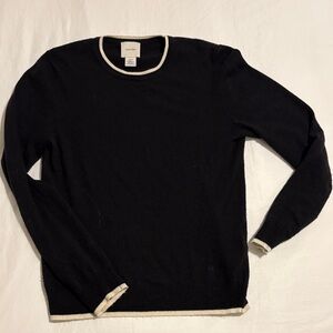 CK Black and White  wool/viscose Sweater , crewneck S/P